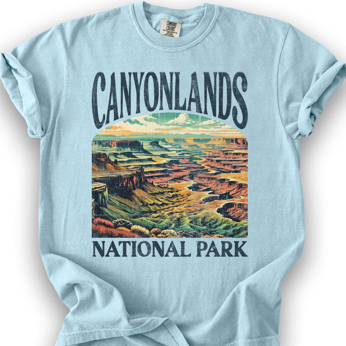 Canyonlands National Park "Big and Bold" T-Shirt - Chambray