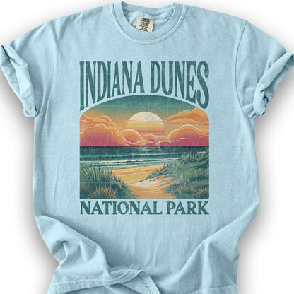 Indiana Dunes National Park "Big and Bold" T-Shirt - Chambray