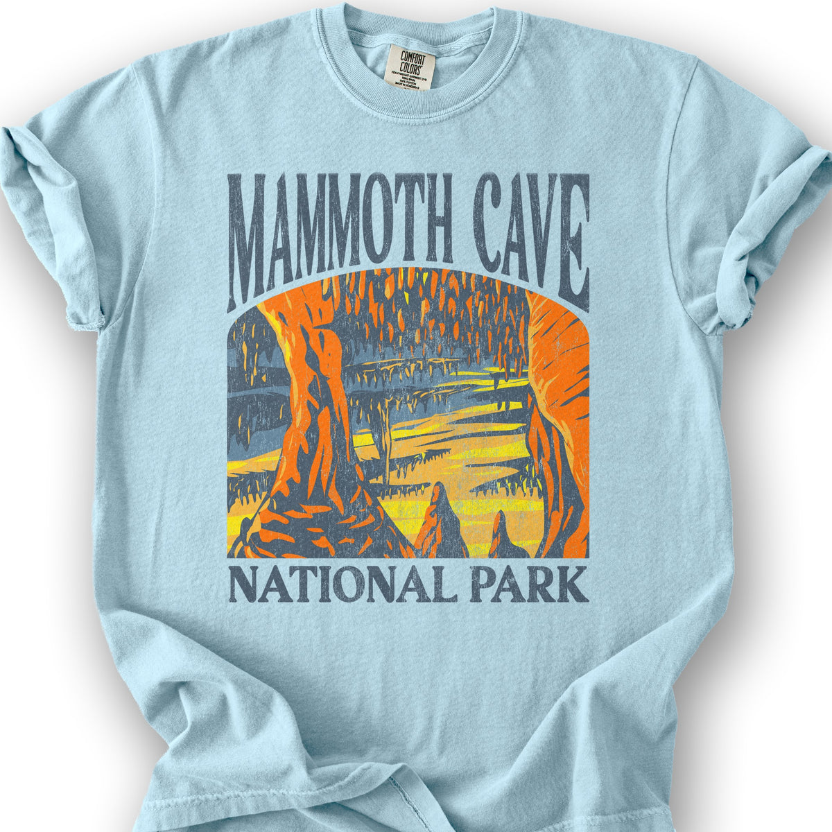Mammoth Cave National Park "Big and Bold" T-Shirt - Chambray