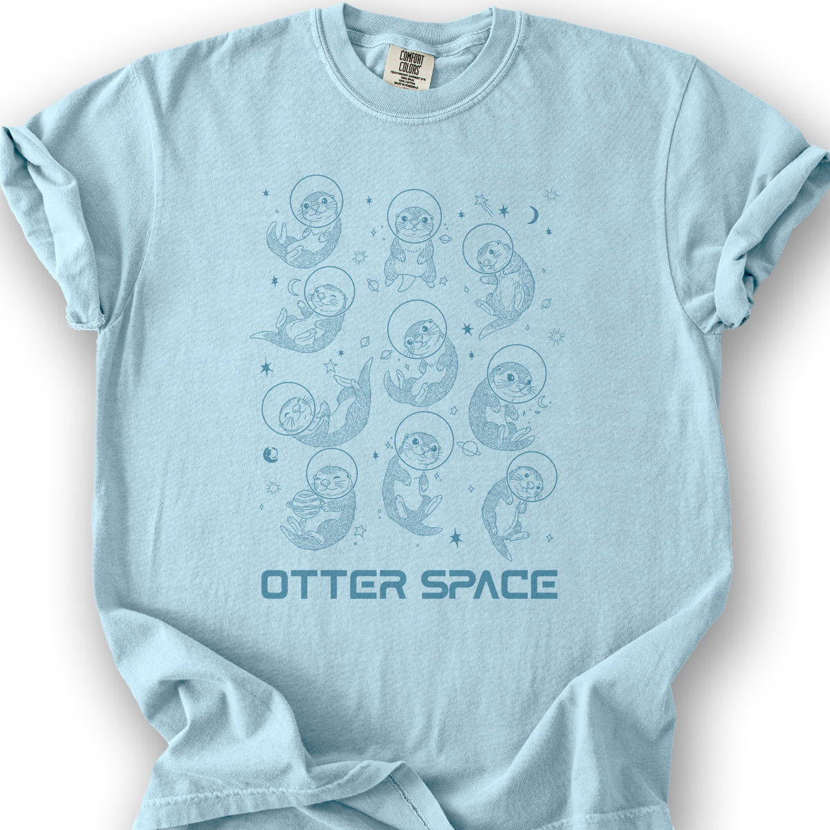 Otter Space T-shirt - Chambray