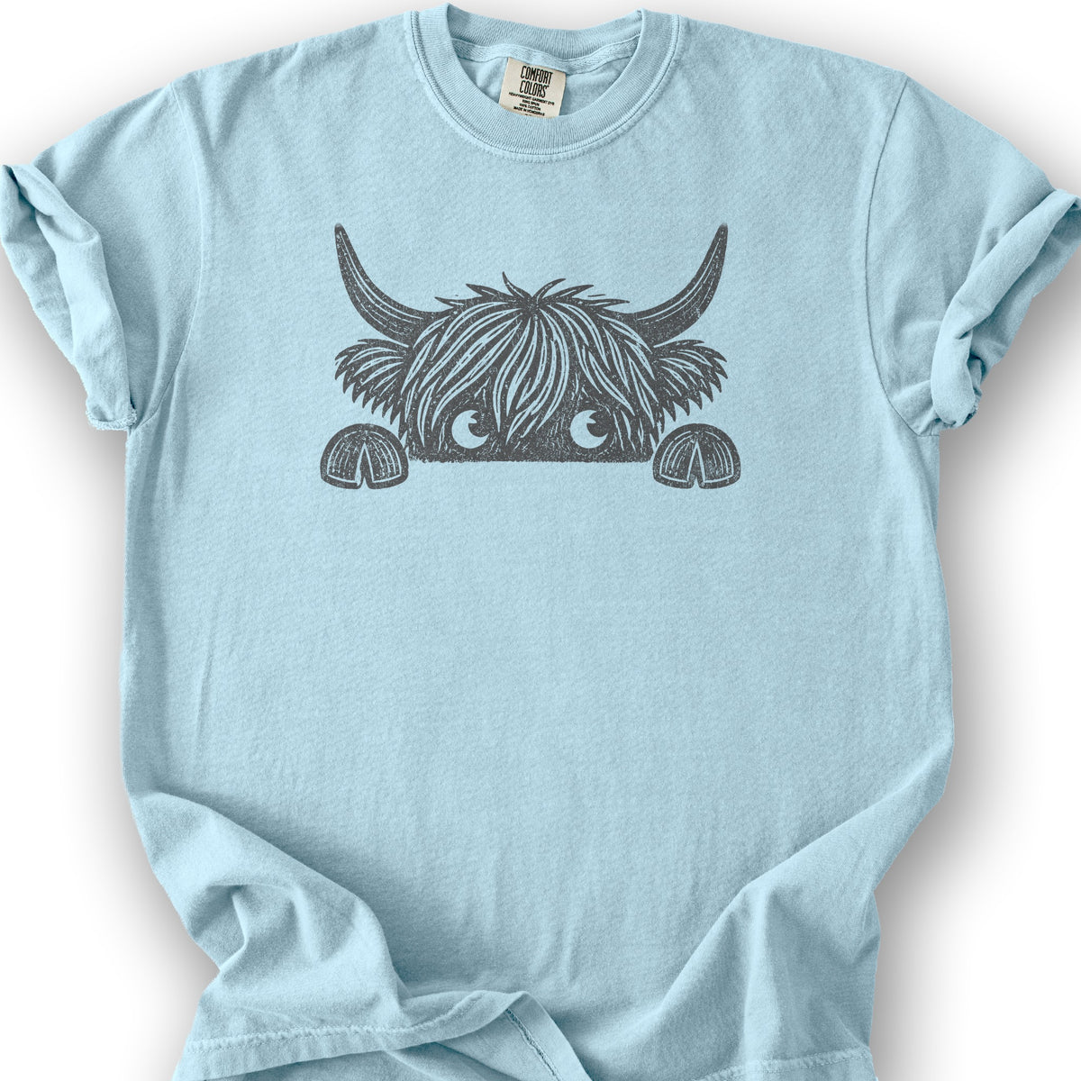 Peeking Coo T-Shirt - Chambray