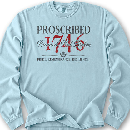 Banned Not Broken Long Sleeve Shirt - Chambray