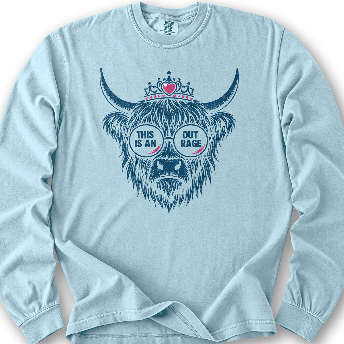 Outrage Coo Long Sleeve Shirt - Chambray