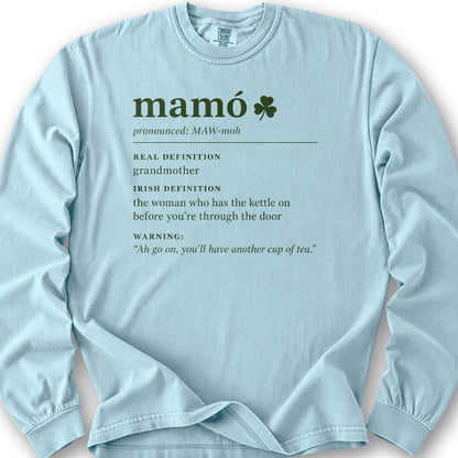 Mamó Definition Long Sleeve Shirt - Chambray