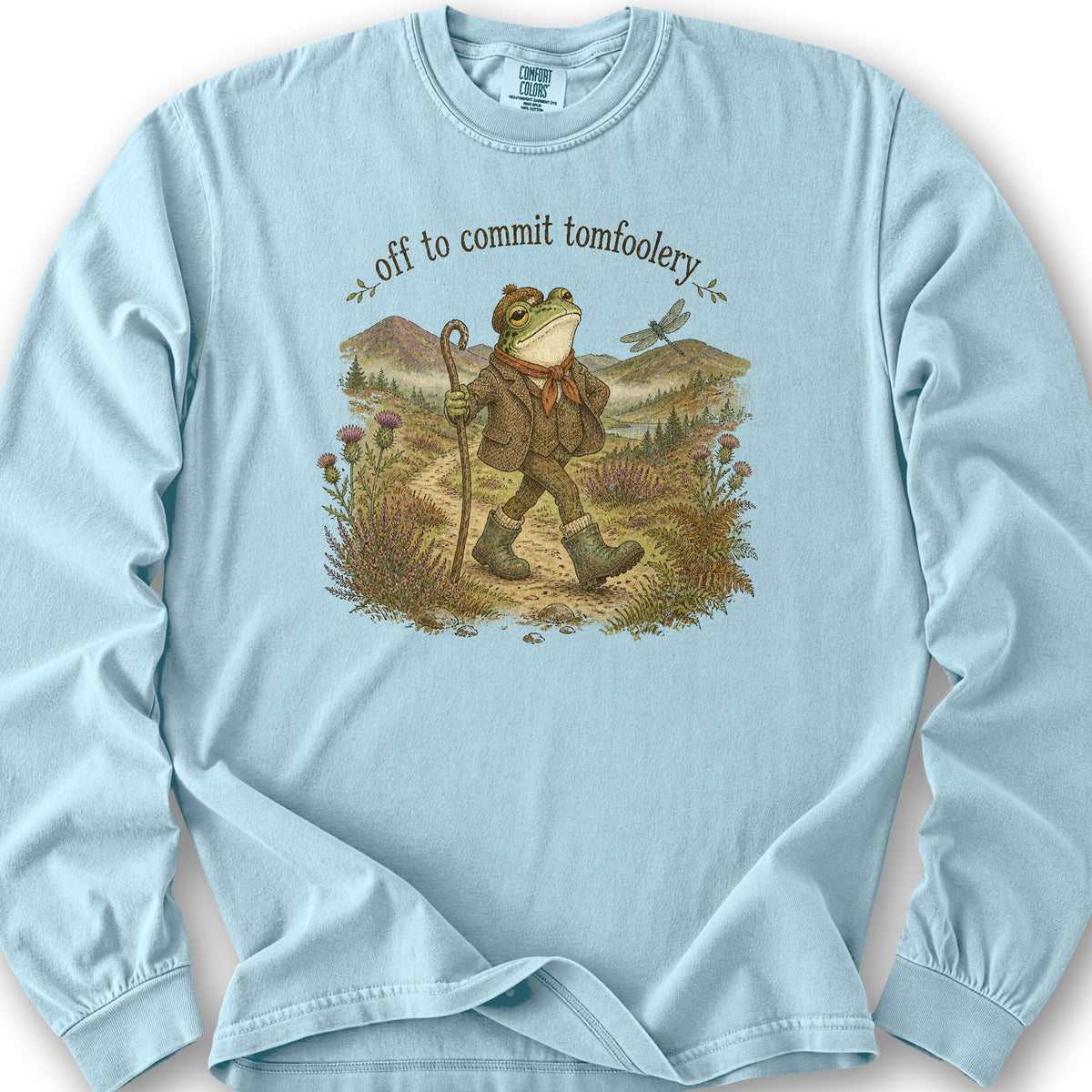 Tomfoolery Frog Long Sleeve Shirt