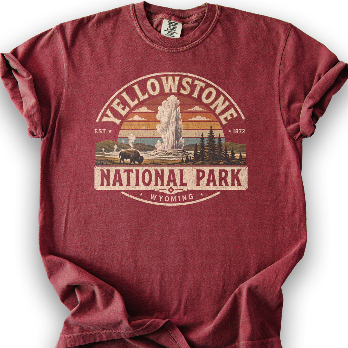 Yellowstone Medallion T-Shirt - Chili
