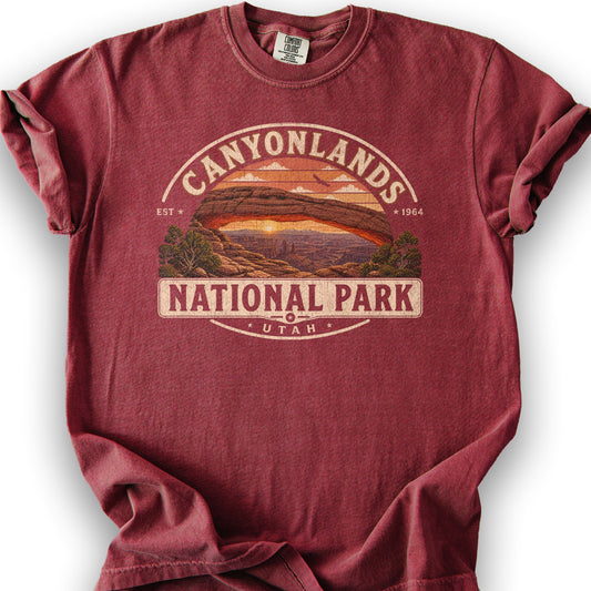 Canyonlands Medallion T-Shirt - Chili