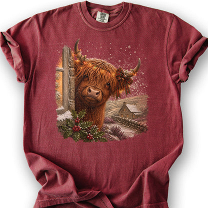 Highland Christmas Coo T-Shirt