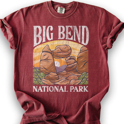 Big Bend National Park "Big and Bold" T-Shirt - Chili