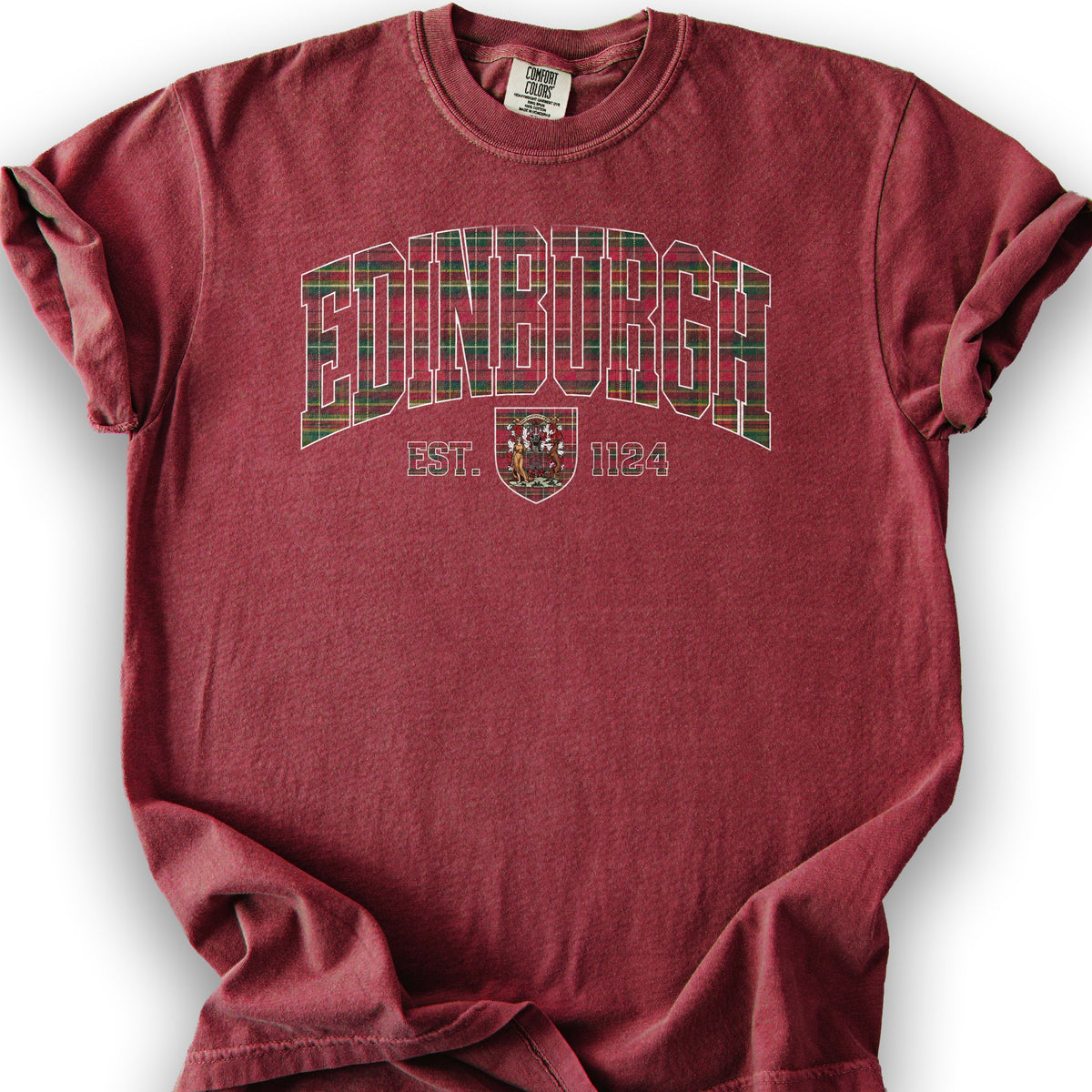 Edinburgh Varsity T-Shirt - Chili