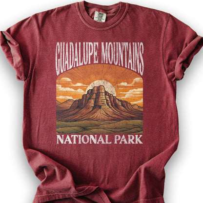 Guadalupe Mountains National Park "Big and Bold" T-Shirt - Chili