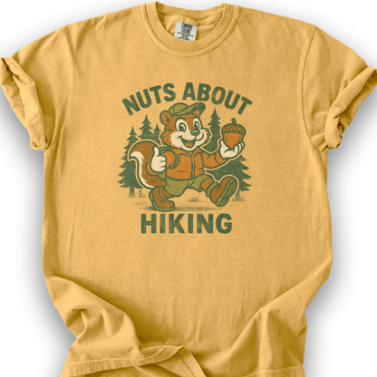 Nuts About Hiking T-Shirt - Citrus