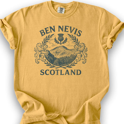 Ben Nevis Scotland T-Shirt - Citrus
