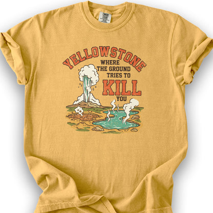 Yellowstone Ground Kill T-Shirt - Citrus