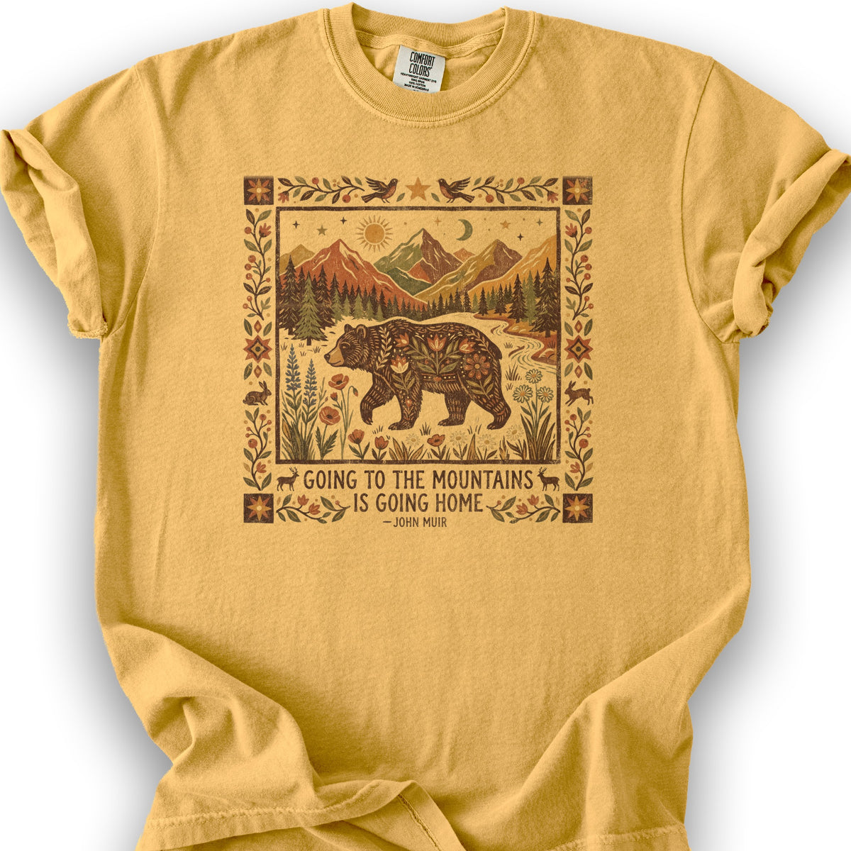 Going Home John Muir T-Shirt - Citrus