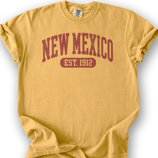 New Mexico Est 1912 T-Shirt - Citrus