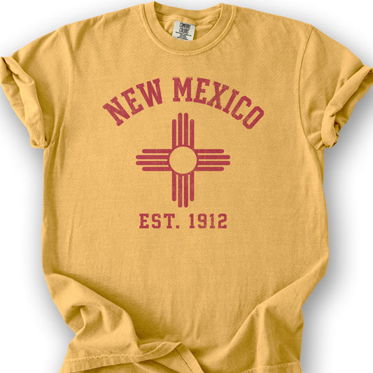 New Mexico Flag T-Shirt - Citrus