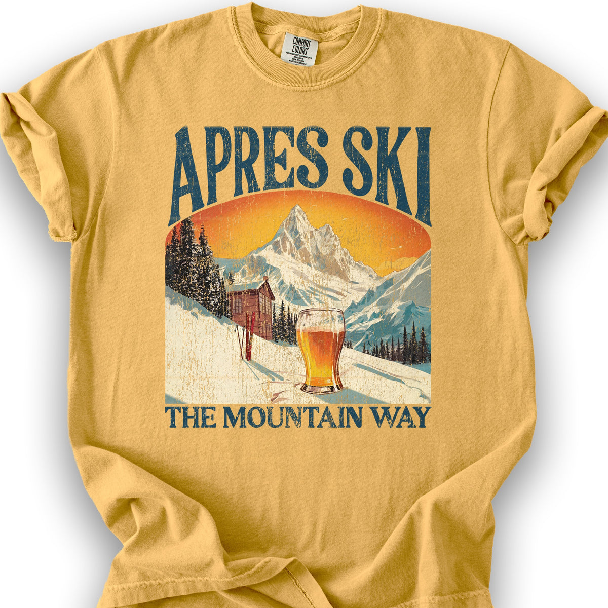 Apres Ski "Big and Bold" T-Shirt - Citrus