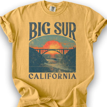 Big Sur California "Big and Bold" T-Shirt - Citrus