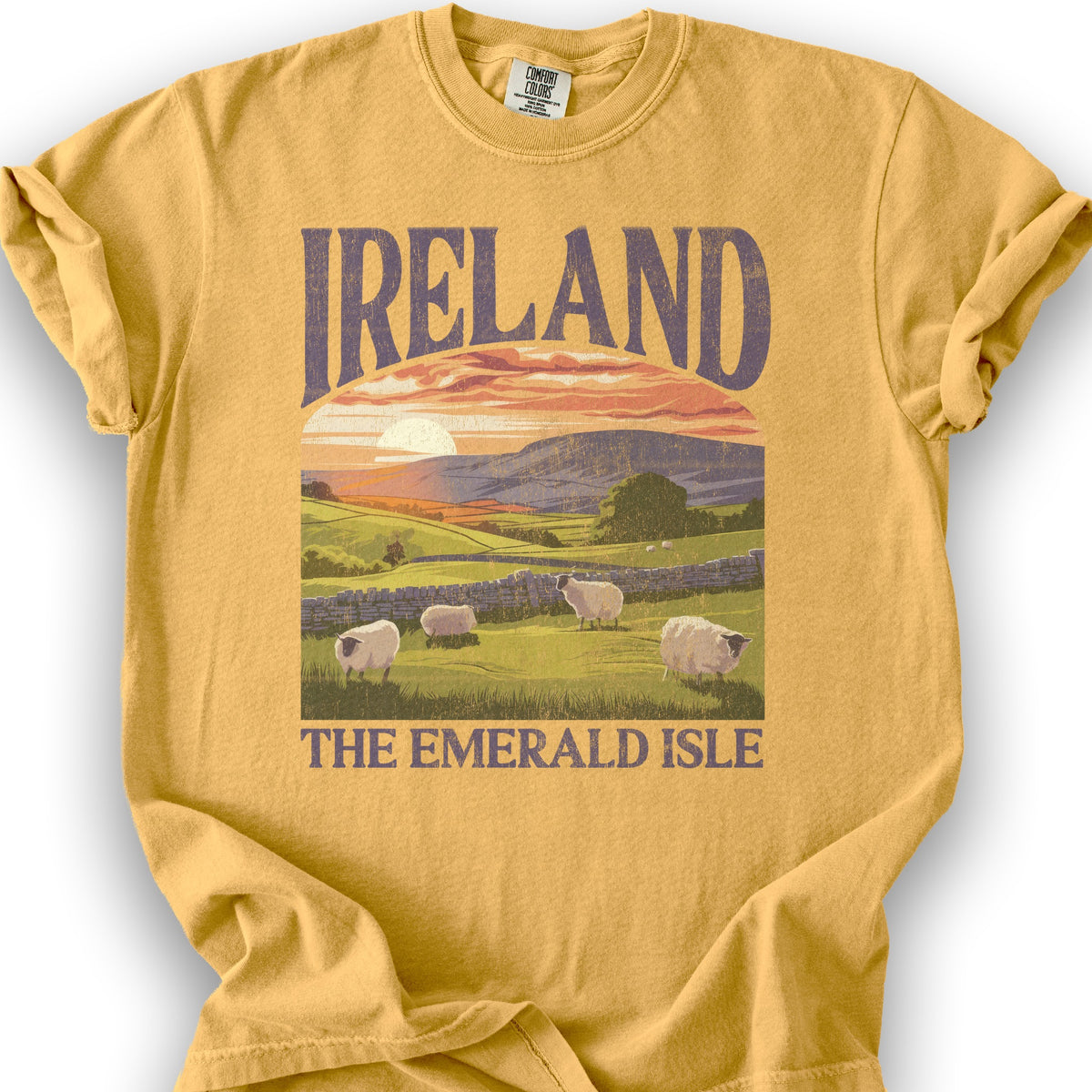 Ireland The Emerald Isle "Big and Bold" T-Shirt - Citrus
