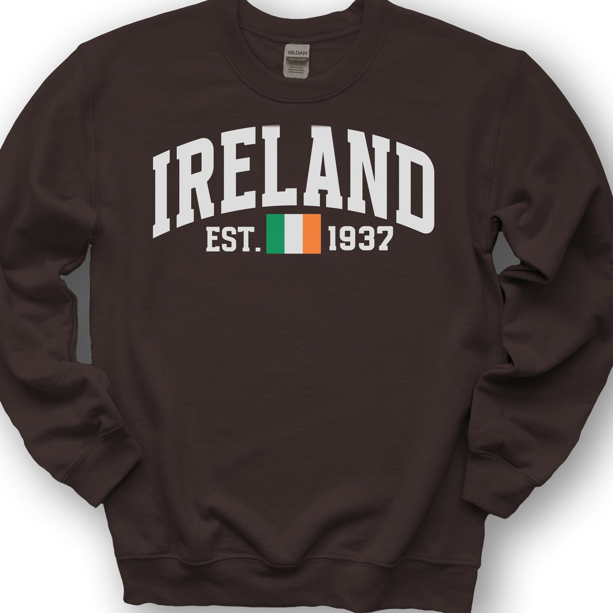 Ireland Varsity Flag Sweatshirt - Dark Chocolate