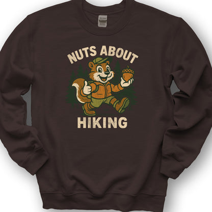 Nuts About Hiking Sweatshirt - Dark Chocolate