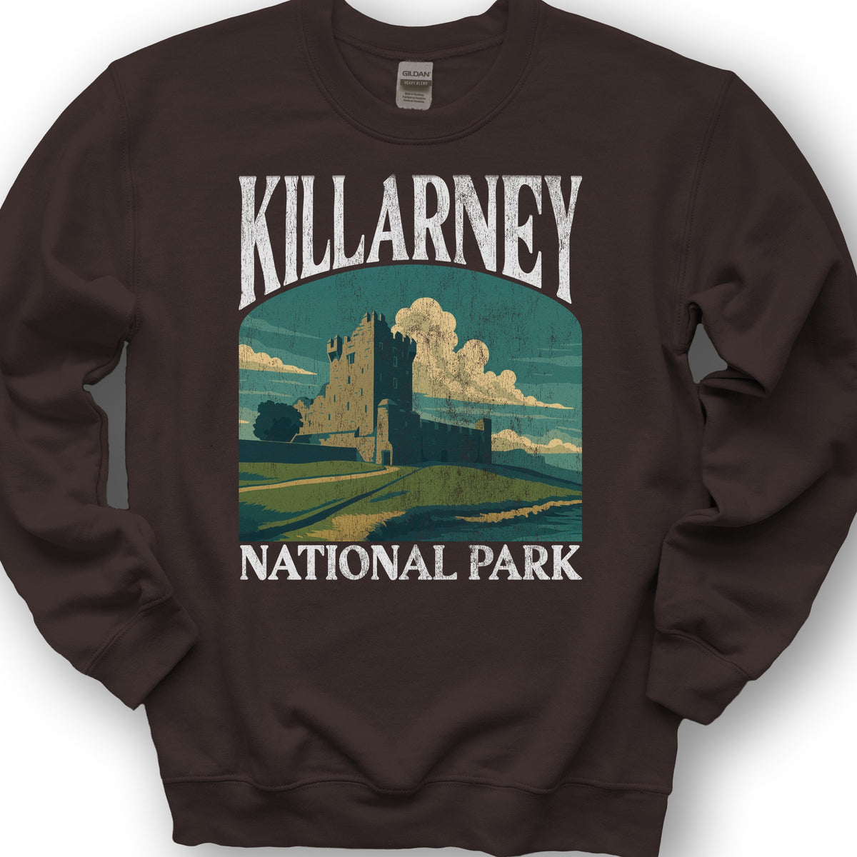 Killarney National Park "Big and Bold" Sweatshirt - Dark Chocolate