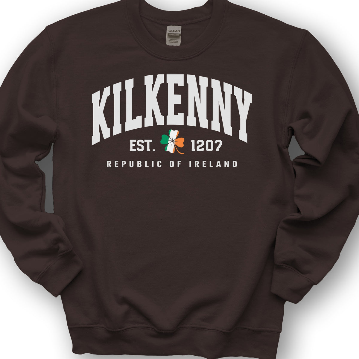 Kilkenny Varsity Flag Sweatshirt - Dark Chocolate