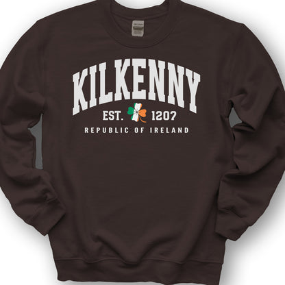 Kilkenny Varsity Flag Sweatshirt - Dark Chocolate