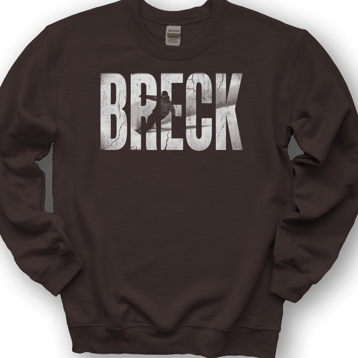 BRECK Snowboard Sweatshirt - Dark Chocolate
