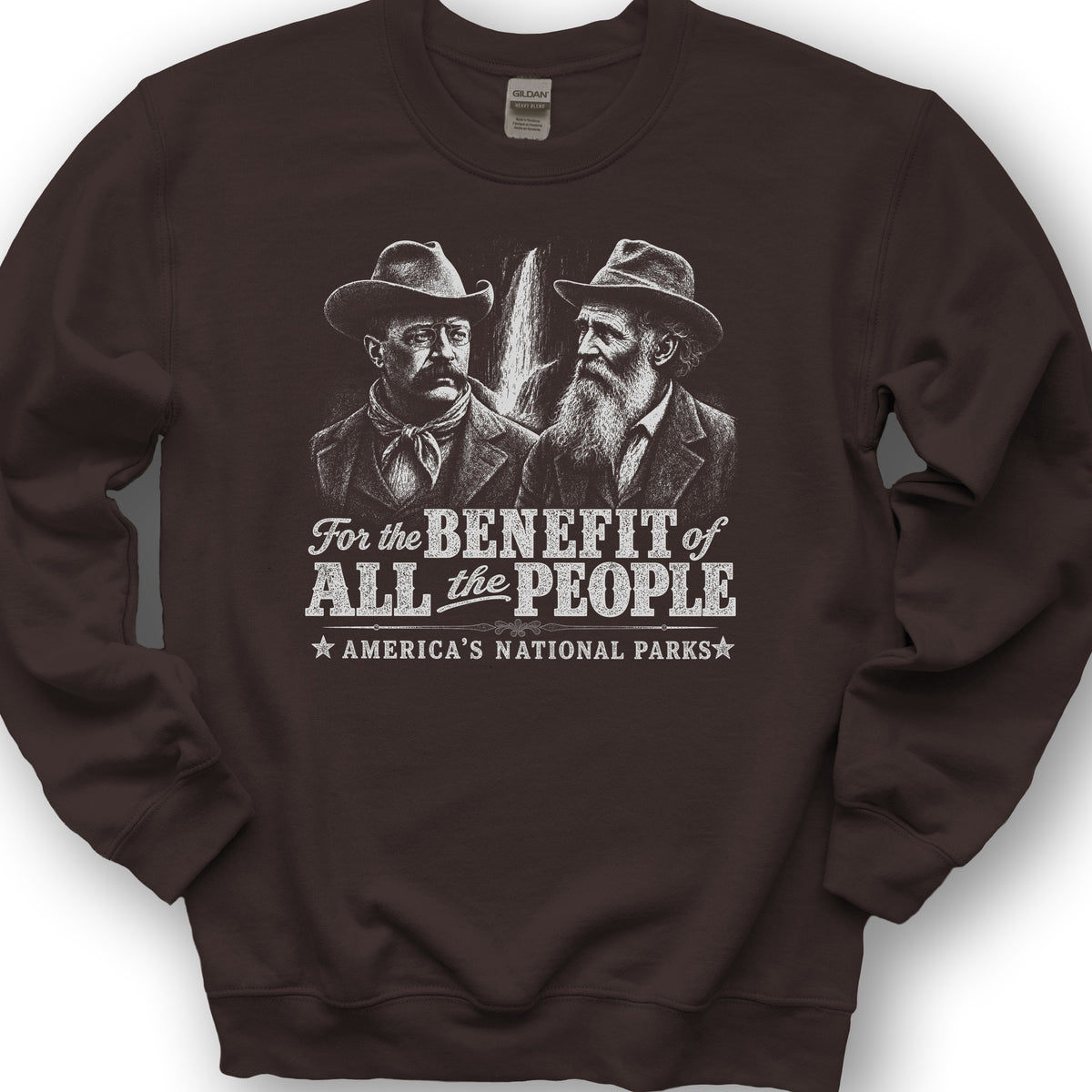 Roosevelt and Muir Sweatshirt - Dark Chocolate