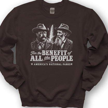 Roosevelt and Muir Sweatshirt - Dark Chocolate