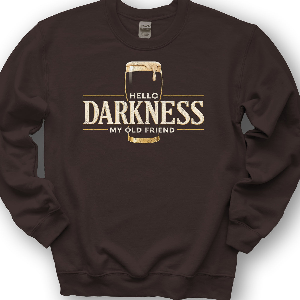 Darkness My Old Friend Sweatshirt - Dark Chocolate