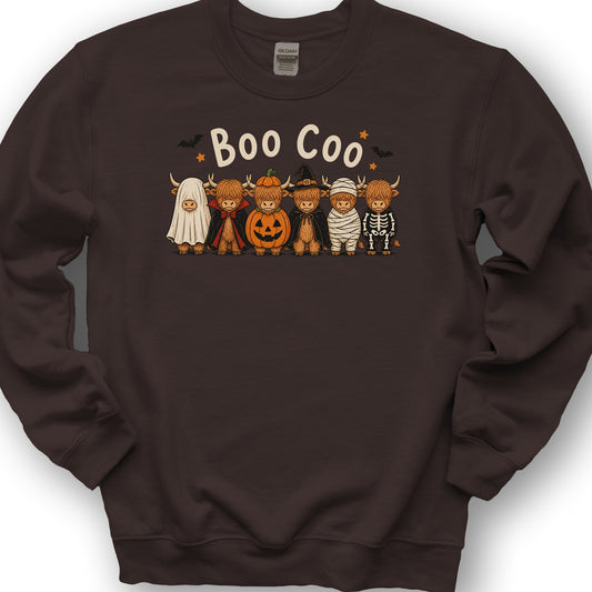 Boo Coo Costumes Sweatshirt - Dark Chocolate