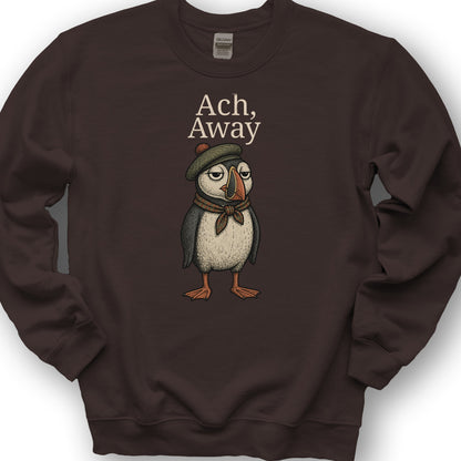 Ach, Away Puffin Sweatshirt - Dark Chocolate