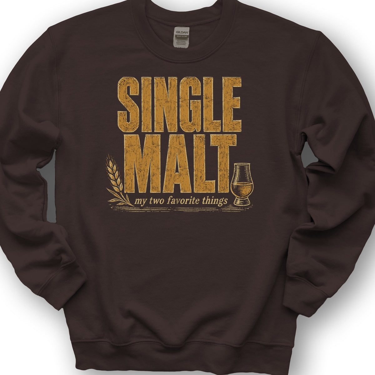 Single Malt My Two Sweatshirt - Dark Chocolate