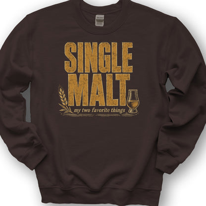 Single Malt My Two Sweatshirt - Dark Chocolate