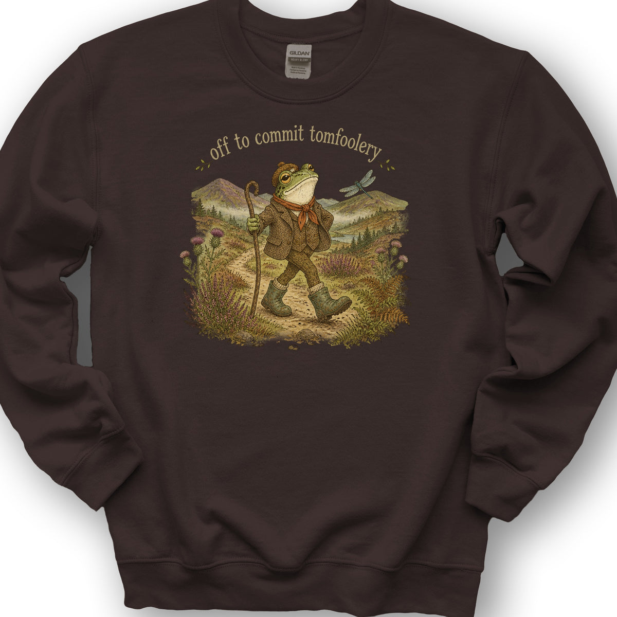 Tomfoolery Frog Sweatshirt