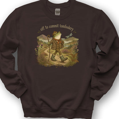 Tomfoolery Frog Sweatshirt