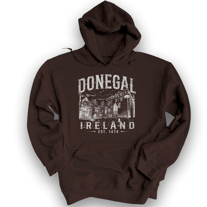 Donegal Ireland Sketch Hoodie - Dark Chocolate