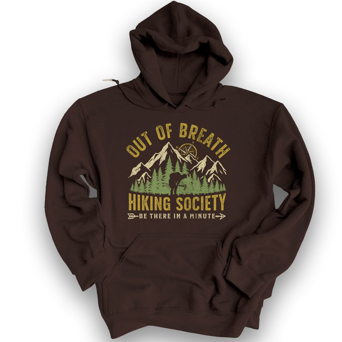 Out of Breath Hiking Hoodie - Dark Chocolate