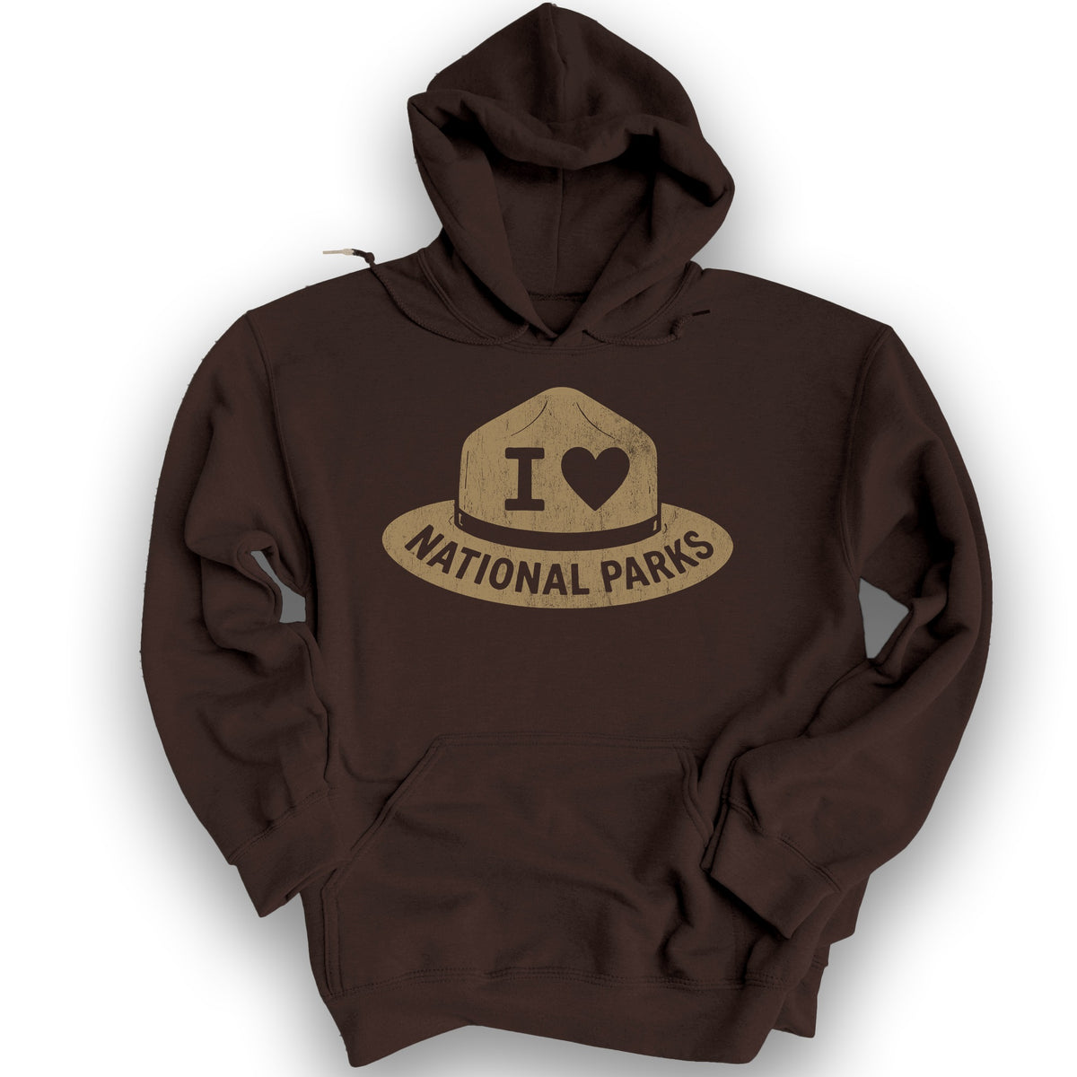 Parks Ranger Hat Hoodie - Dark Chocolate