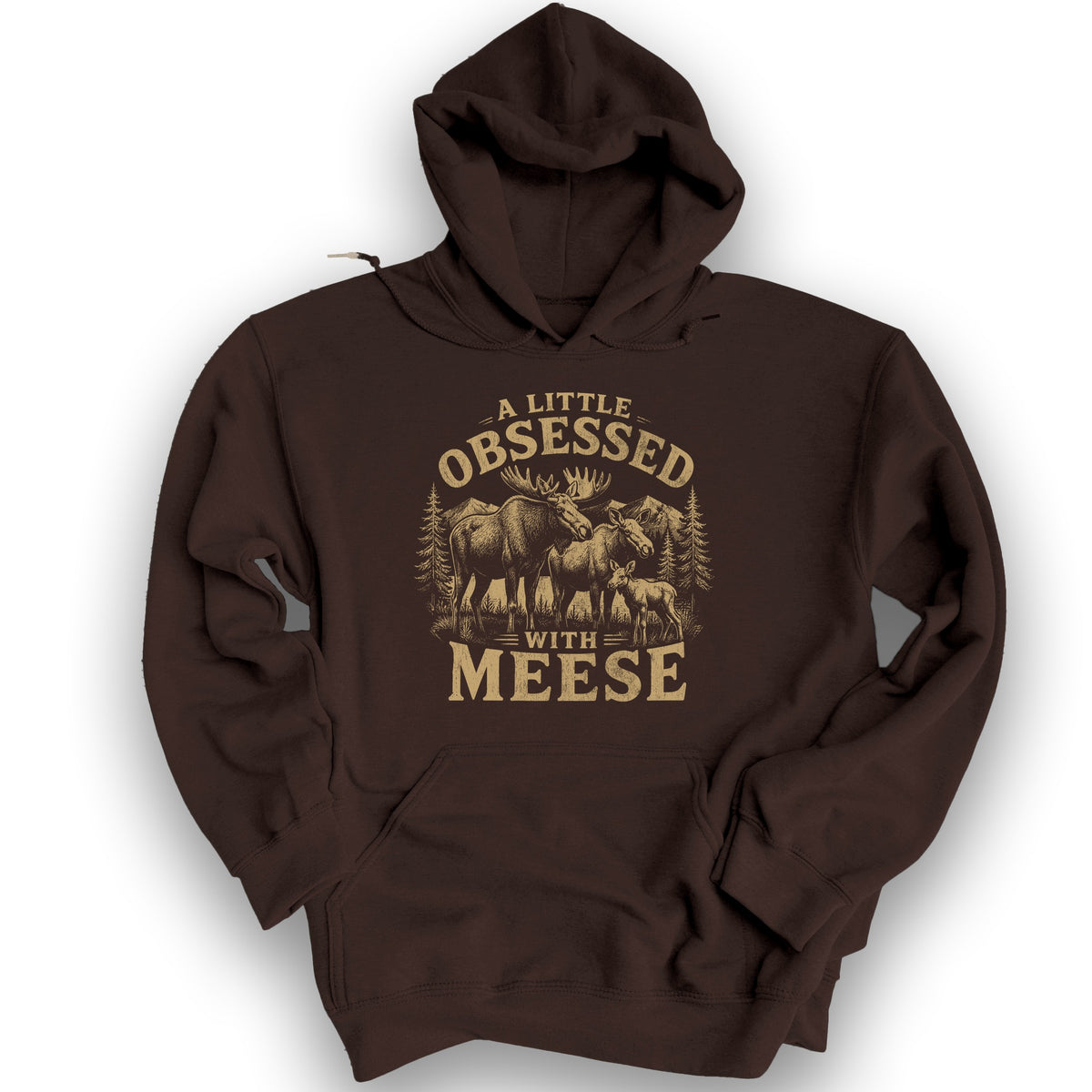 Obsessed With Meese Hoodie - Dark Chocolate