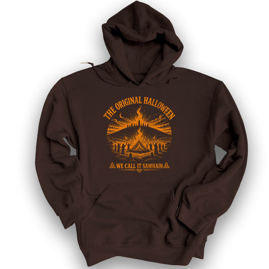 Original Halloween Samhain Hoodie - Dark Chocolate