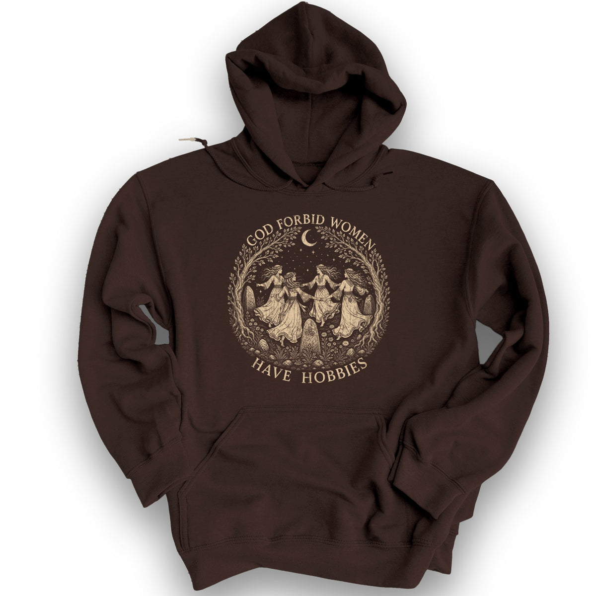 Women Hobbies Hoodie - Dark Chocolate