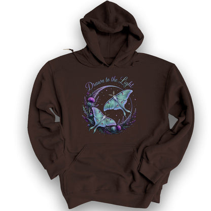 Drawn To The Light Hoodie - Dark Chocolate