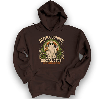 Irish Goodbye Ghost Mode Hoodie - Dark Chocolate