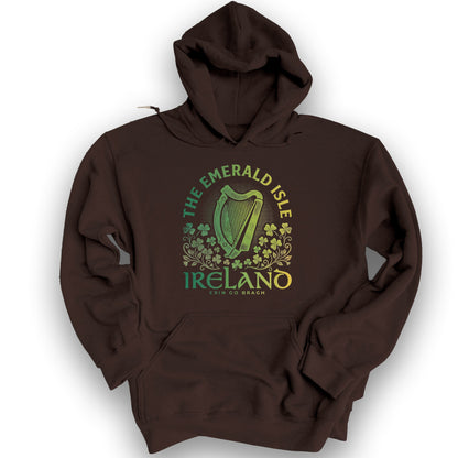 Ireland Erin Harp Hoodie - Dark Chocolate