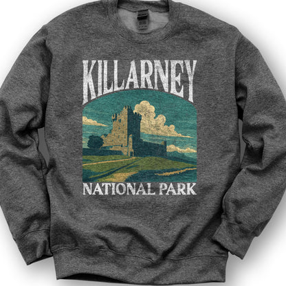 Killarney National Park "Big and Bold" Sweatshirt - Dark Heather