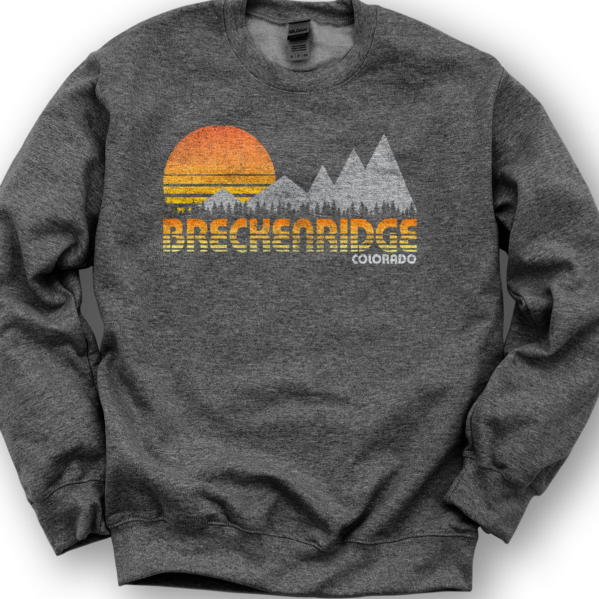 Breckinridge "80's Retro" Sweatshirt - Dark Heather